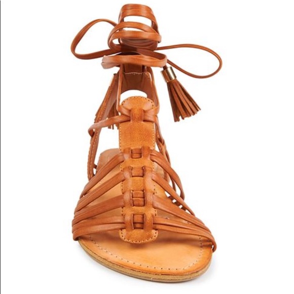 Madden Girl Shoes - NWT Madden Girl Brown Lace Up Gladiator Sandals